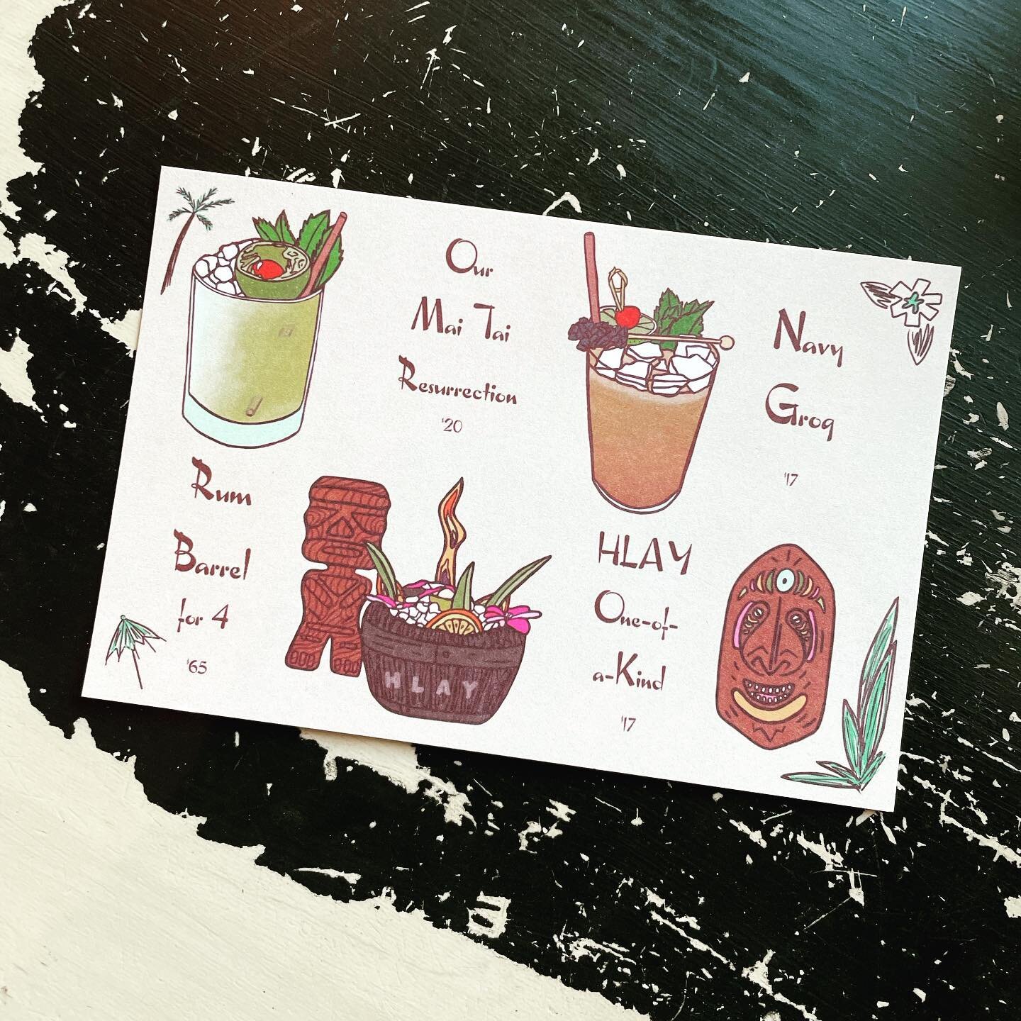 changes to the tiki card! HLAY diehards will know 🤭
TONIGHT&rsquo;s One-of-a-Kind is a Baby Diablo 🔥 @tikidiablo 🔥
🎨: @pcwitte #HLAYforever