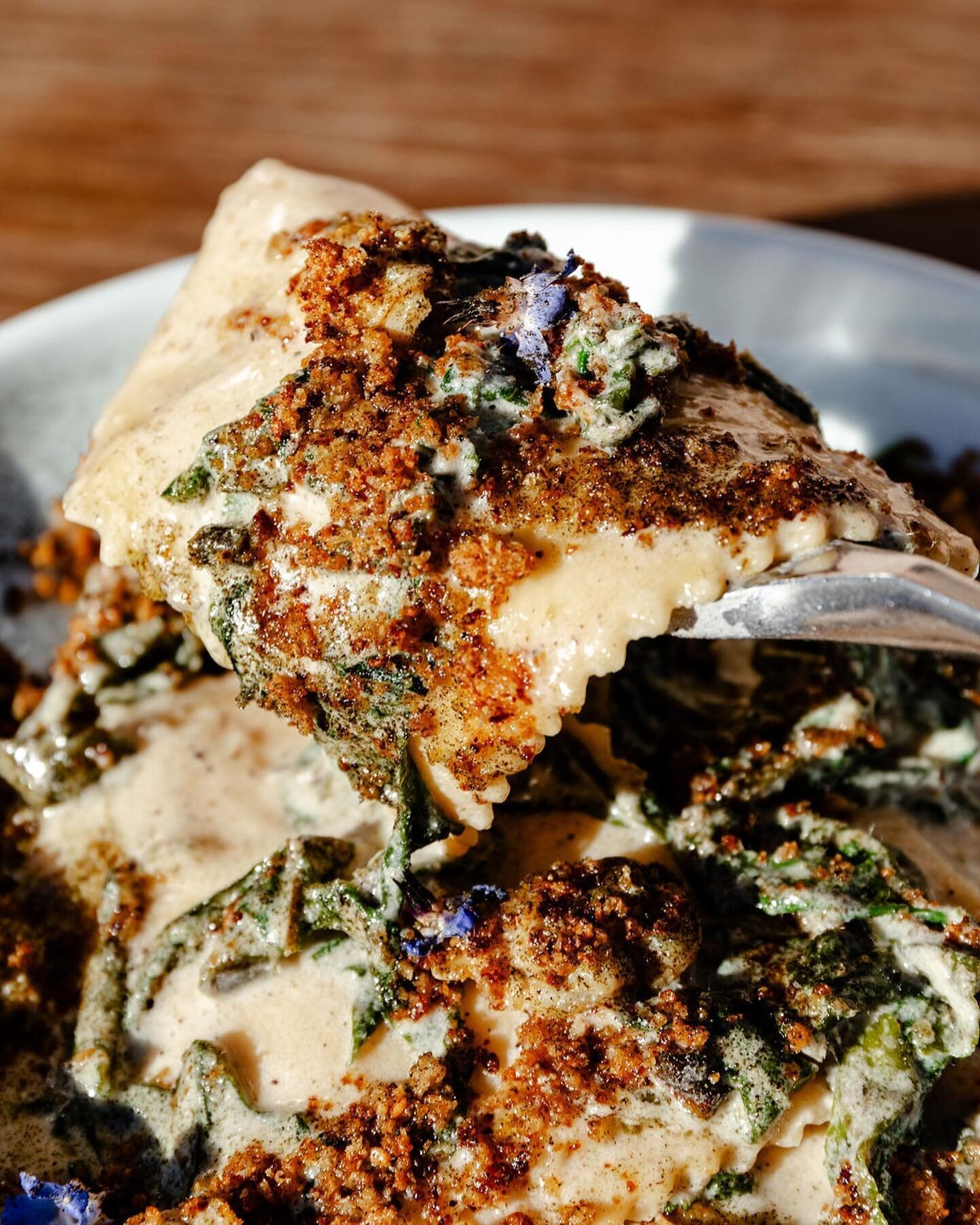 it&rsquo;s a short week DON&rsquo;T MISS IT &mdash; have some pasta #HLAYforever-way NEW (and only the second! and glorious) pasta, made at 6th &amp; Oxford &mdash; Fazzoletti, littleneck clams, chrysanthemum (sometimes borage), toasted rice cream @s